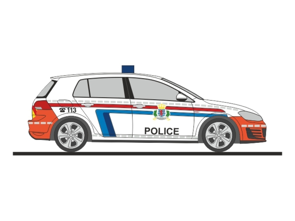 Rietze 53207 Golf 7 Police (LU)