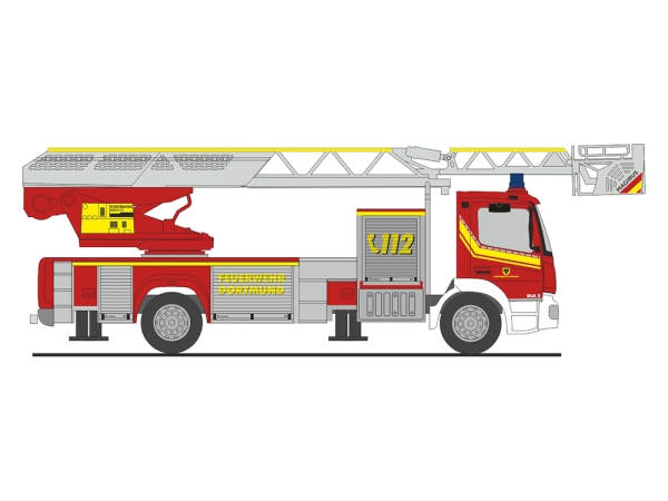 Rietze 71676 DLK Atego FW Dortmund