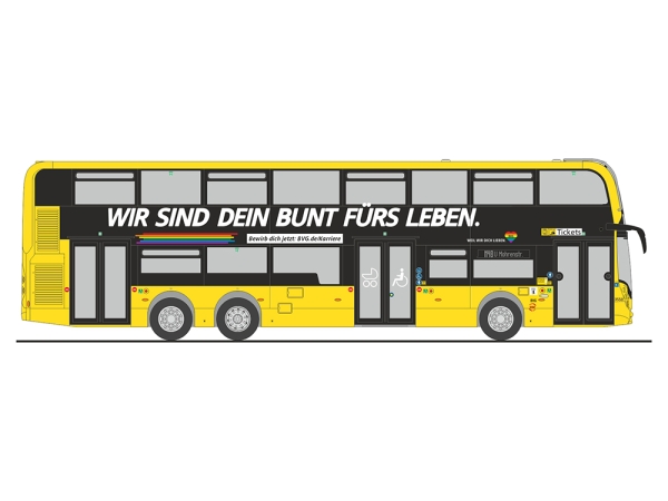 Rietze 78000 ADL Enviro500 BVG-Bunt fürs L