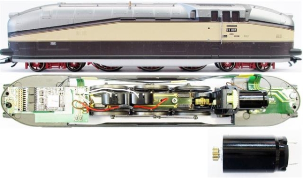 sb-modellbau 22098 Baureihe: BR 61 / Henschel-Wegmann-Zug