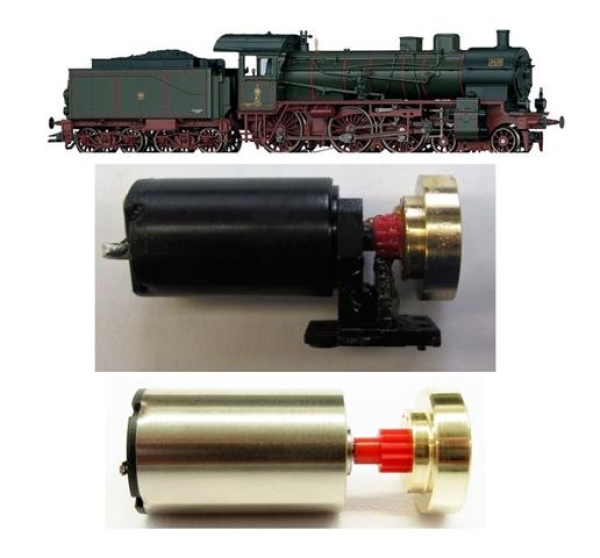 sb-modellbau 22124 H0 Motorisierungssatz für Märklin BR 38, ÖBB Reihe 638 / Litra T 299 DSB 