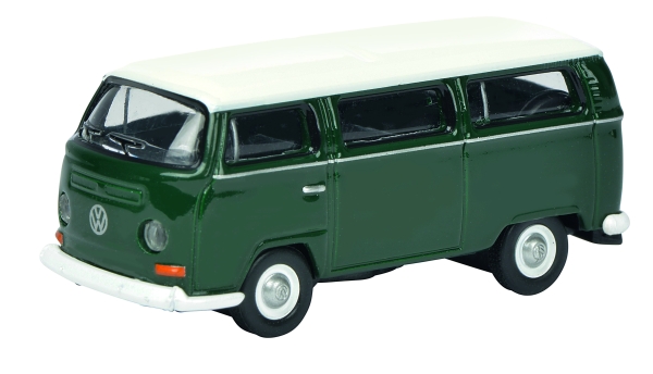 Schuco 452622600 VW T2 Bus, grün/weiß 1:87