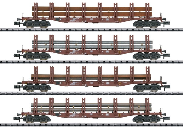 Güterwagen-Set Stahltransport