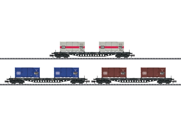 Güterwagen-Set Containertrans