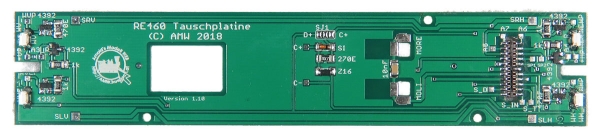 AMV RE460_LA Tauschplatine für Re460 Roco mit Lämpchen