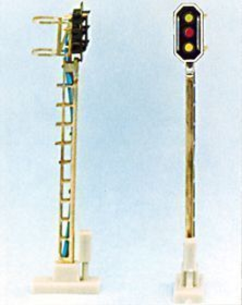 RhB Hauptsignal, 3 LED, grün/rot/gelb, Höhe 64 mm